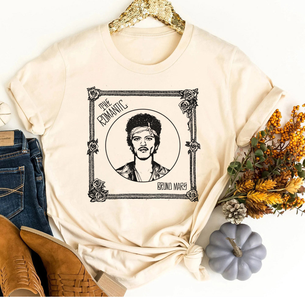 Women Fashion 80S - Bruno Mars shirt dames gothic goedkope