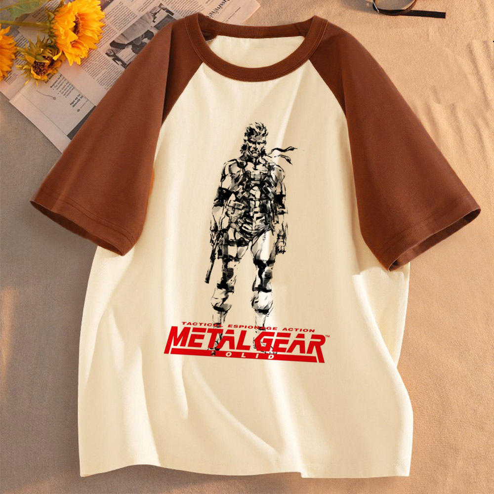 Women Fashion 80S - Metal Gear Solid top tees vrouwen