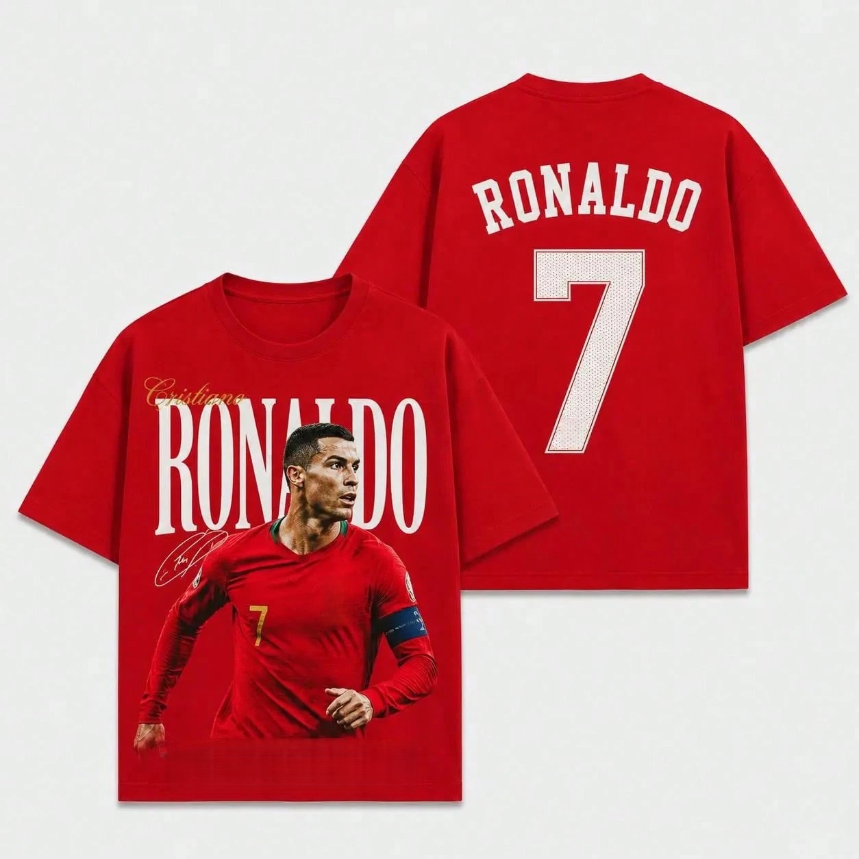 Women'S Fashion Portugal - Cristiano Ronaldo Portugal NO.7 T-shirt Heren
