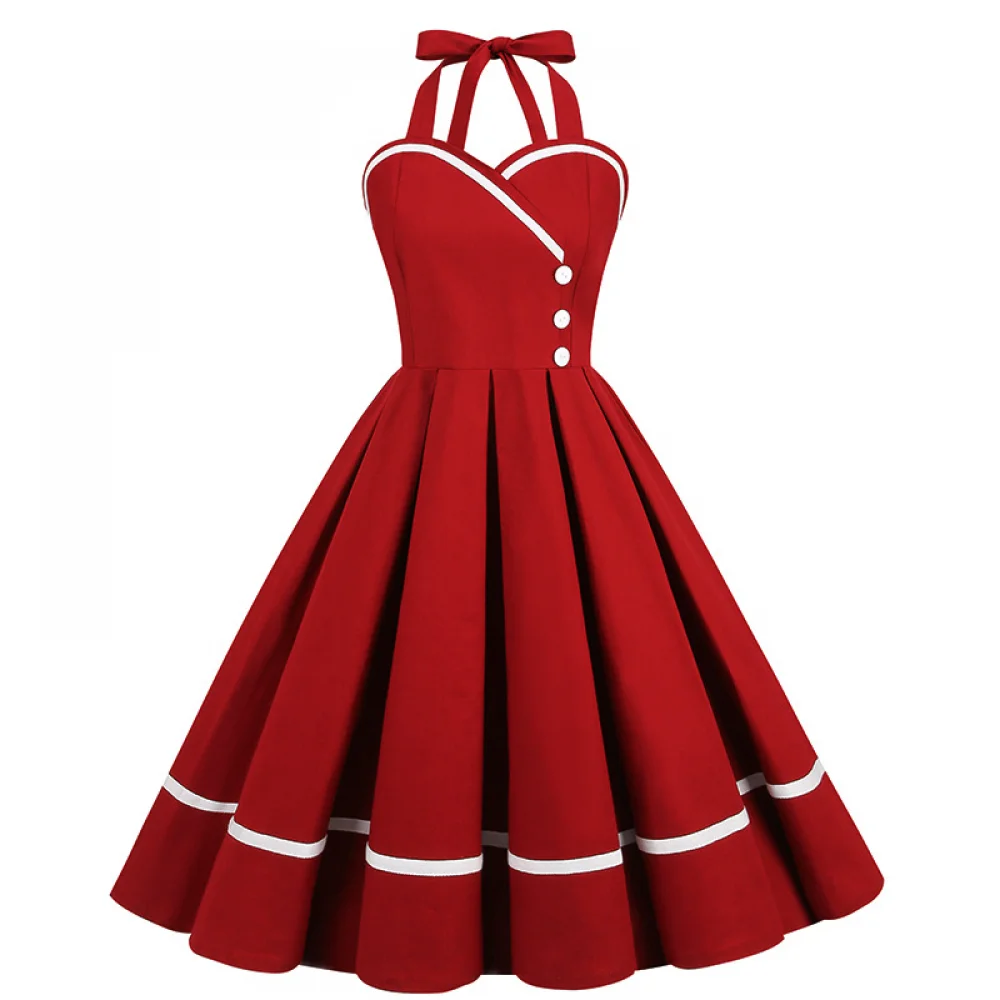 Women Fashion 80S - Halloween 50s 60s 80s Retro Jurk