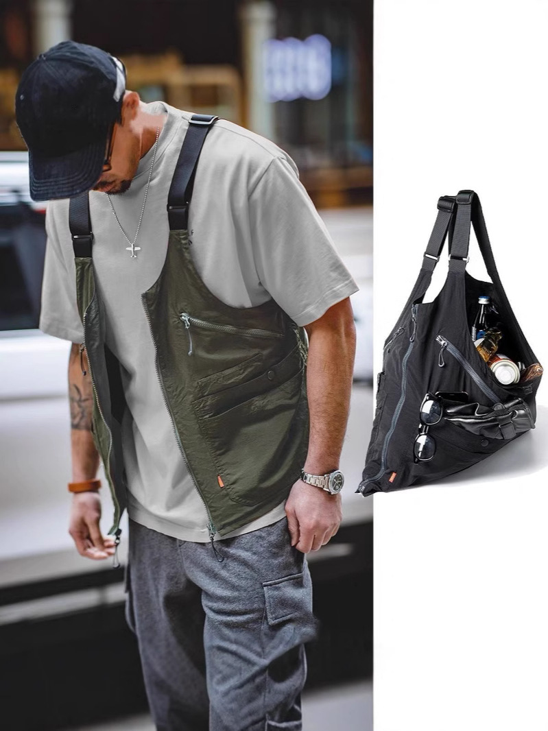 Women'S Fashion Utility Vest - 2026 Multifunctionele Utility Vest tot Tote