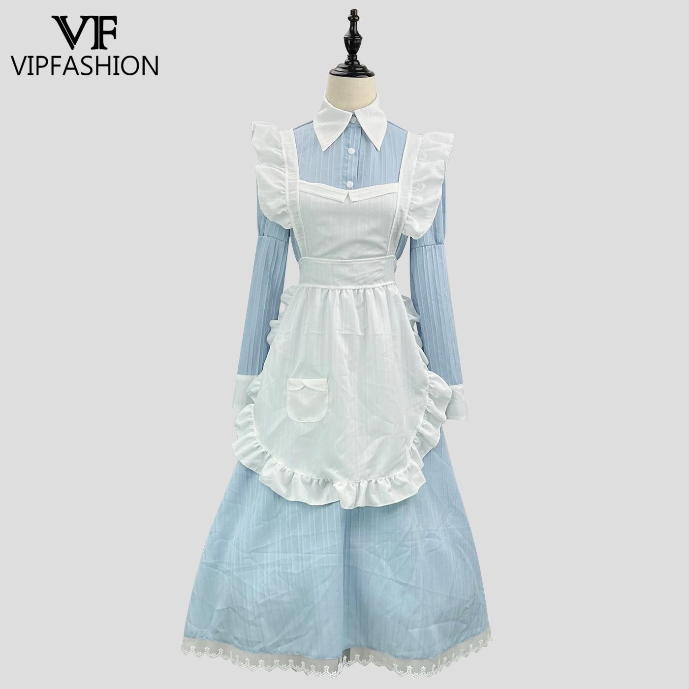 Women Fashion Japan - VIP FASHION Victoriaanse meidjurk Lolita cosplay