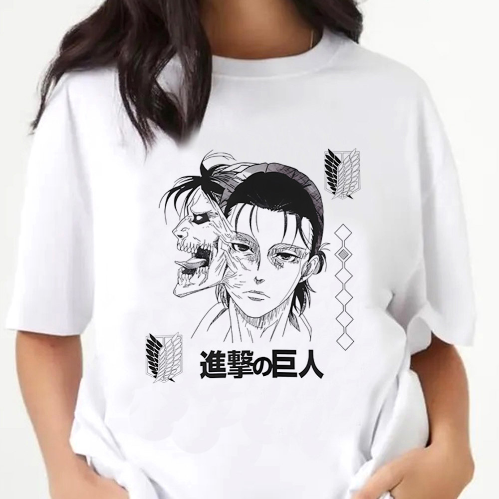 Women'S Fashion In The 80S - Aanval op Titan shirt femme anime