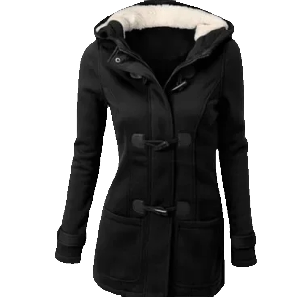 Women'S Fashion Jackets Amazon - Bestverkopende Amazon klassieke koeienhoornknopenjas met capuchon,