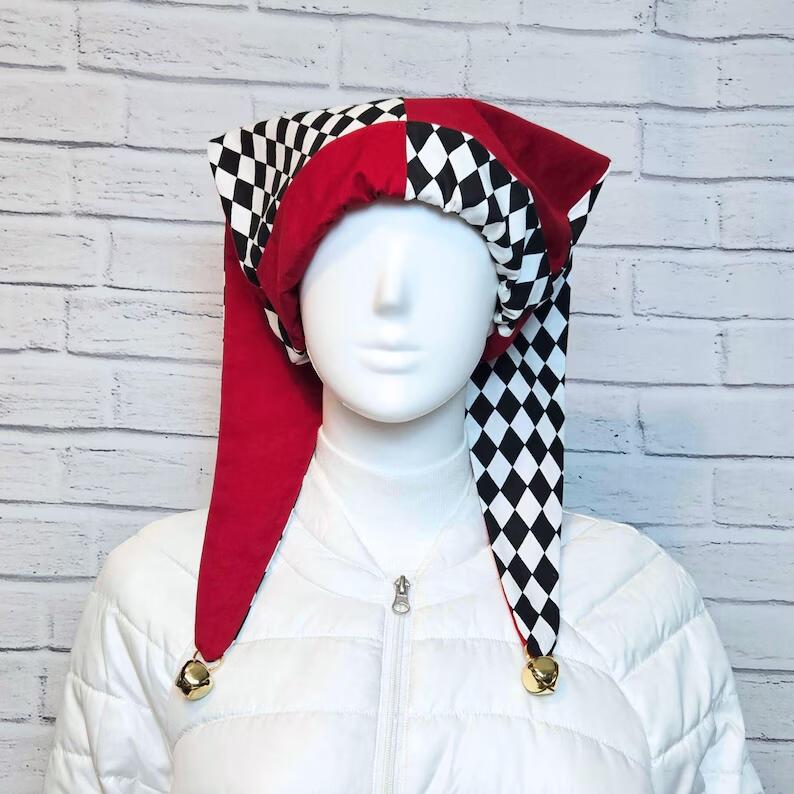 Women'S Fashion Hats - Schaakbord Rooster Nar Kostuum Hoed Vrouwen