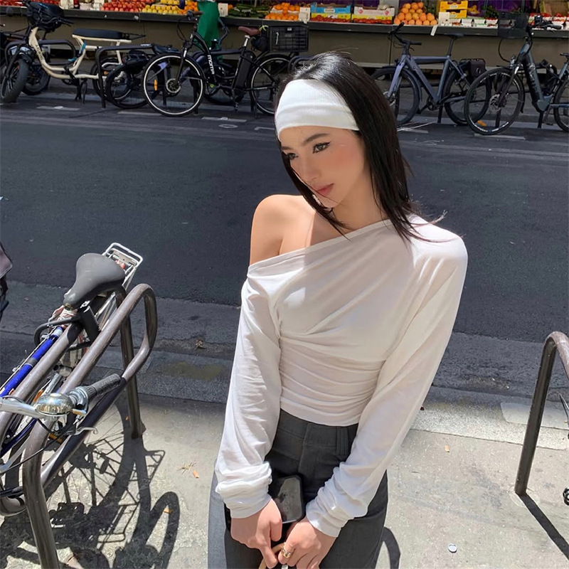 2026 Dames One Shoulder Top La - Women Fashion Blouse recensie en prijs