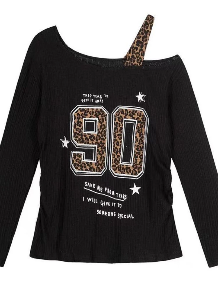 Y2K patchwork T-shirt met luip - Women'S Fashion Tops recensie en prijs