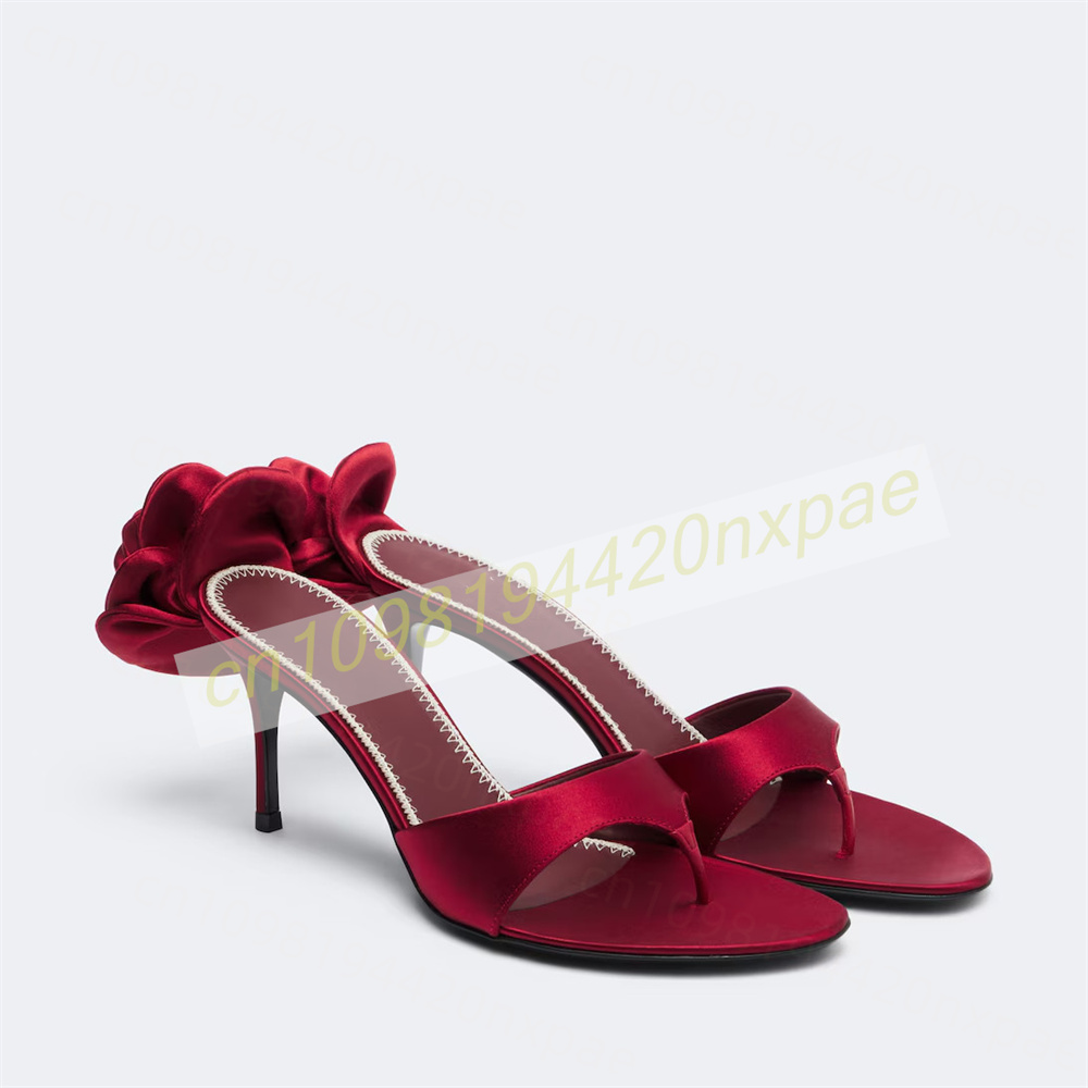 Dames rode satijnen thong mule - Floral Summer Dress recensie en prijs