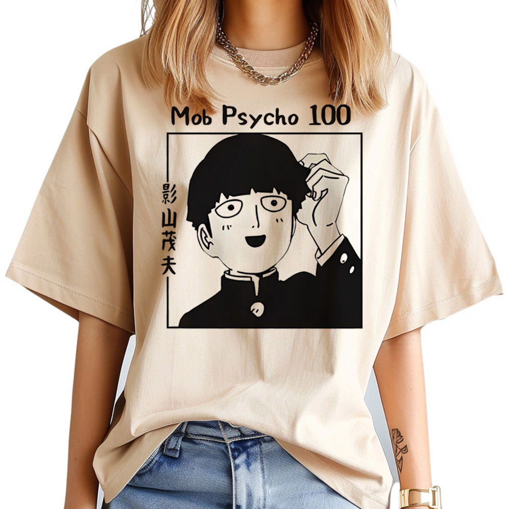 Mob Psycho 100 tshirt vrouwen  - Women Fashion 80S recensie en prijs