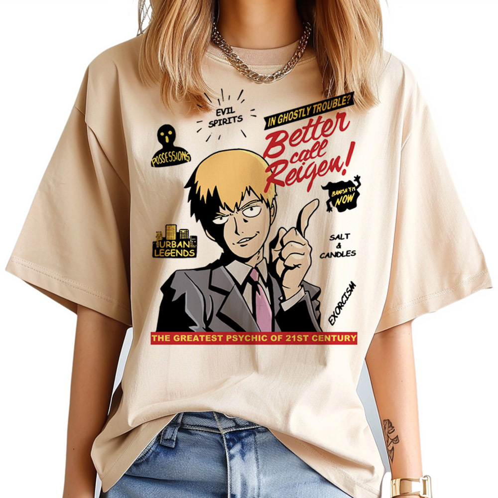 Mob Psycho 100 tshirt vrouwen  - Women Fashion 80S recensie en prijs