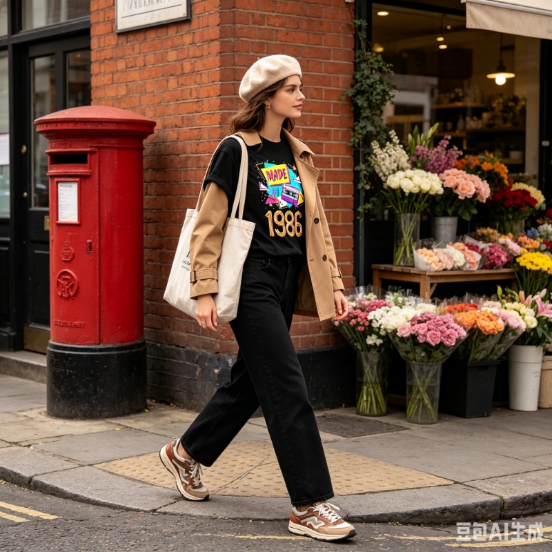 Dames Heren Retro jaren 80 Gra - Women Fashion 80S recensie en prijs