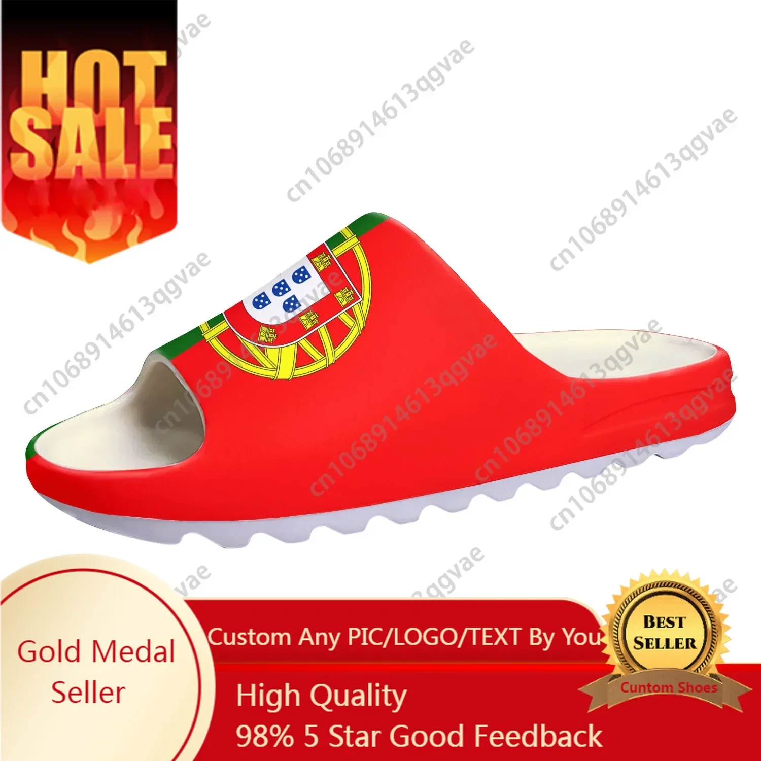 Portugal Vlag Zachte Zool Slip - Women'S Fashion Portugal recensie en prijs