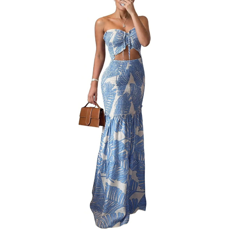 CHICME Bloemige Vakantiejurk H - Maxi Dress Boho recensie en prijs