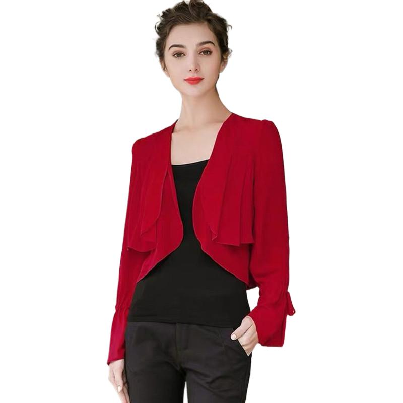 Vrouwen Ruches Mouw dunne chif - Women Fashion Blouse recensie en prijs