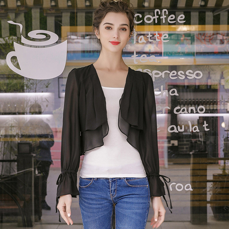 Vrouwen Ruches Mouw dunne chif - Women Fashion Blouse recensie en prijs