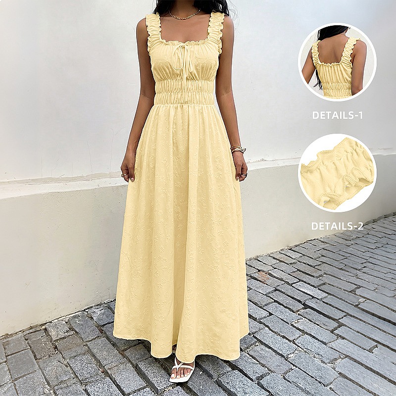 Zomerjurk zonder mouwen met vi - Maxi Dress Boho recensie en prijs