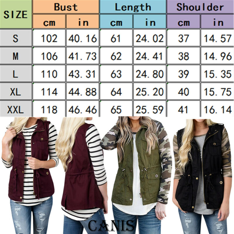 Mode Vrouwen Vest Olijf Cargo  - Women'S Fashion Utility Vest recensie en prijs