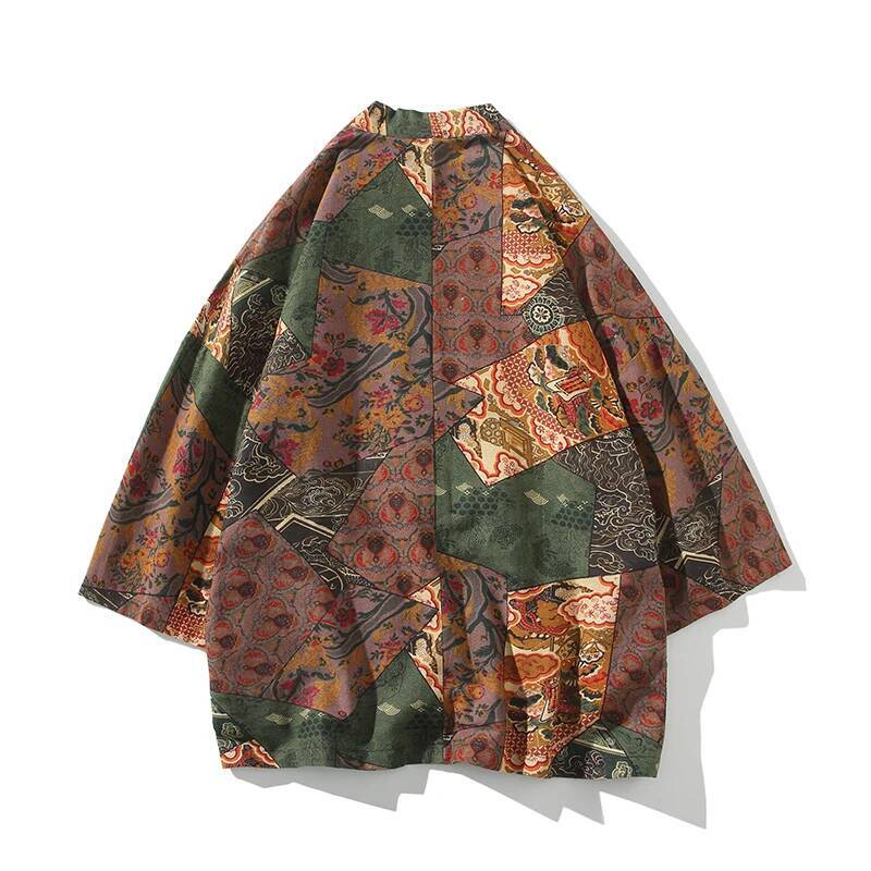 Etnische stijl print yukata ma - Women Fashion Blouse recensie en prijs