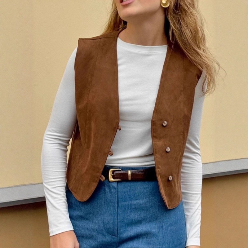 FL Dames Vintage Street Style  - Women'S Fashion Utility Vest recensie en prijs