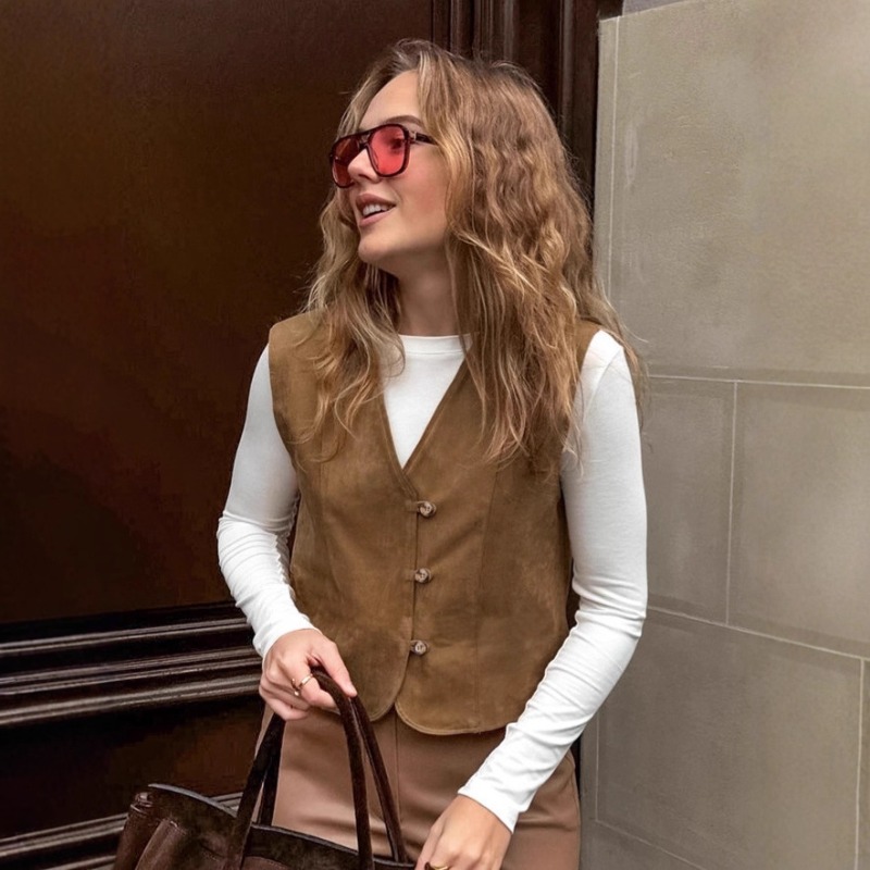 FL Dames Vintage Street Style  - Women'S Fashion Utility Vest recensie en prijs
