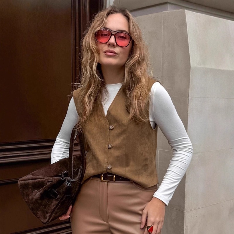 FL Dames Vintage Street Style  - Women'S Fashion Utility Vest recensie en prijs